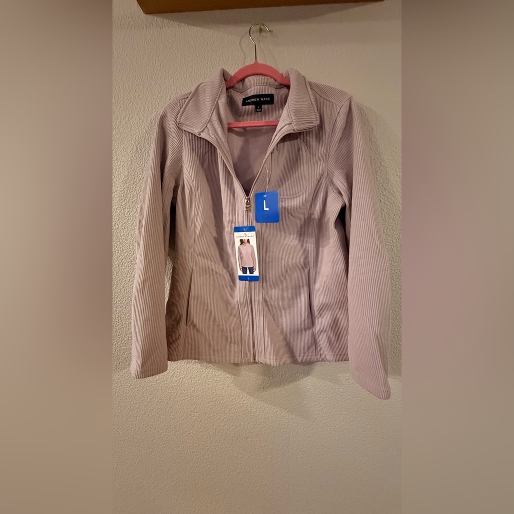 Andrew Marc Women's Light Purple Utility Jacket